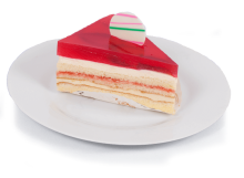 Slice Strawberry Cheese Cake